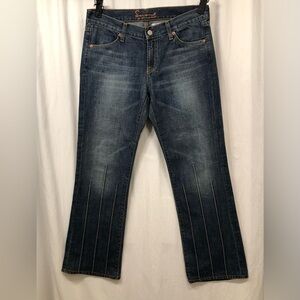 Vintage Rare Seven for all Mankind Seamed Front Leg Retro Y2K Bootcut Jeans 29